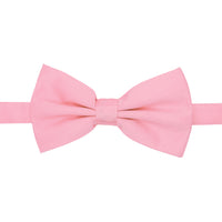 Gia Pink Satine Adjustable Bowtie - FHYINC best men's suits, tuxedos, formal men's wear wholesale