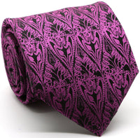 Premium Elegant Leaf Patterned Tied - FHYINC best men's suits, tuxedos, formal men's wear wholesale