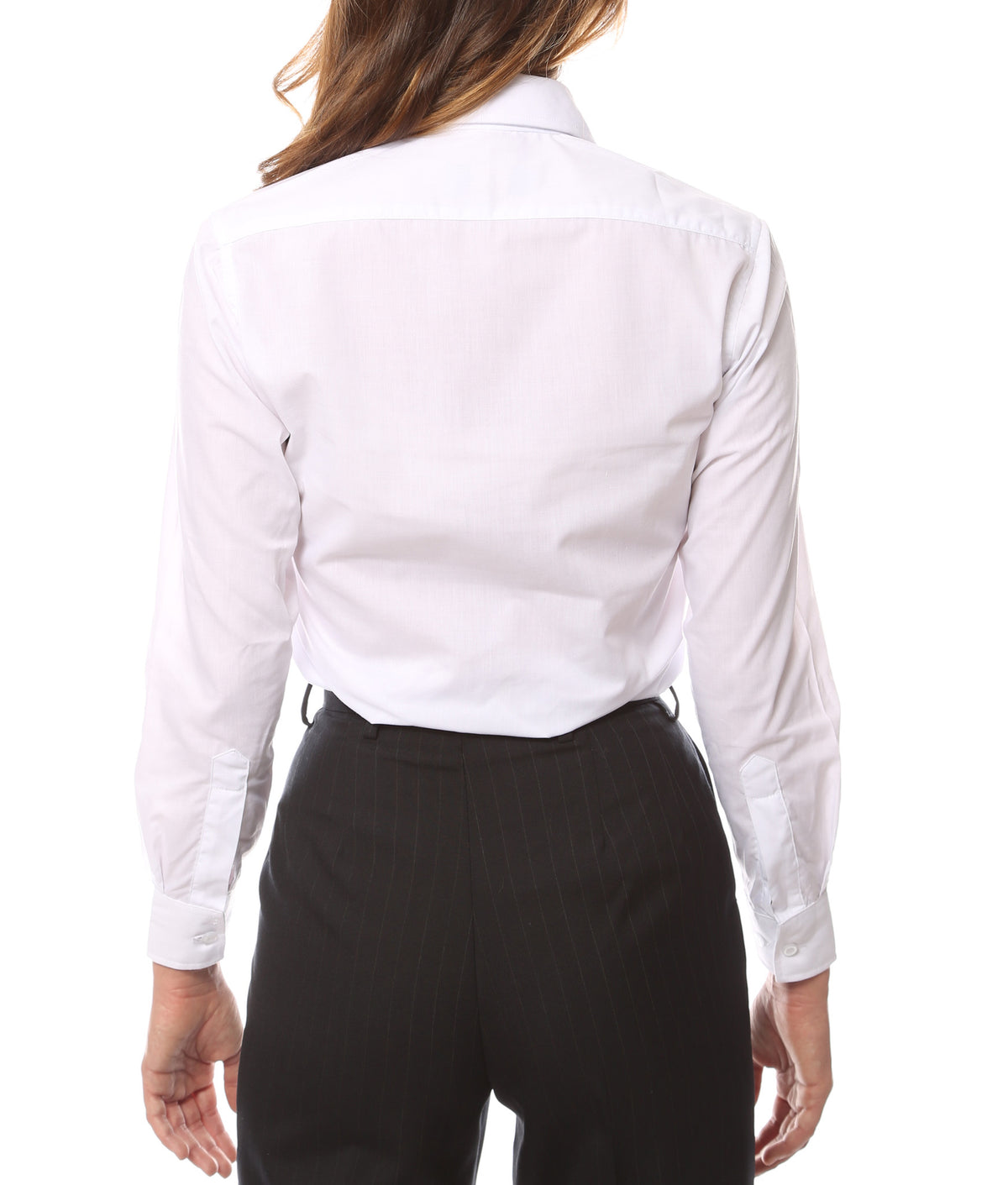 Womens Classic White Dress Shirt - FHYINC best men's suits, tuxedos, formal men's wear wholesale
