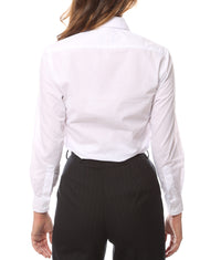 Womens Classic White Dress Shirt - FHYINC best men's suits, tuxedos, formal men's wear wholesale