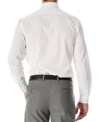 Leo Mens Slim Fit Snow White Dress Shirt - FHYINC best men's suits, tuxedos, formal men's wear wholesale