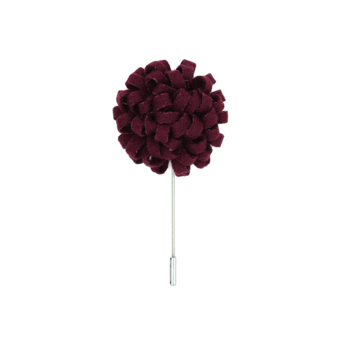 Manzu 50 Burgundy Lapel Pin - FHYINC