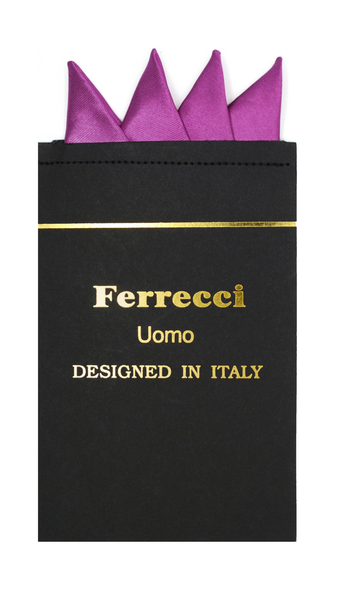 Pre-Folded Microfiber Violet Handkerchief Pocket Square - FHYINC best men's suits, tuxedos, formal men's wear wholesale