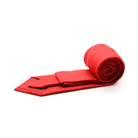 Ferrecci Mens Red Geometric Necktie with Handkerchief Set - FHYINC best men's suits, tuxedos, formal men's wear wholesale