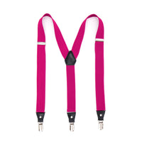 Fuchsia Clip-On Unisex Suspenders - FHYINC best men's suits, tuxedos, formal men's wear wholesale
