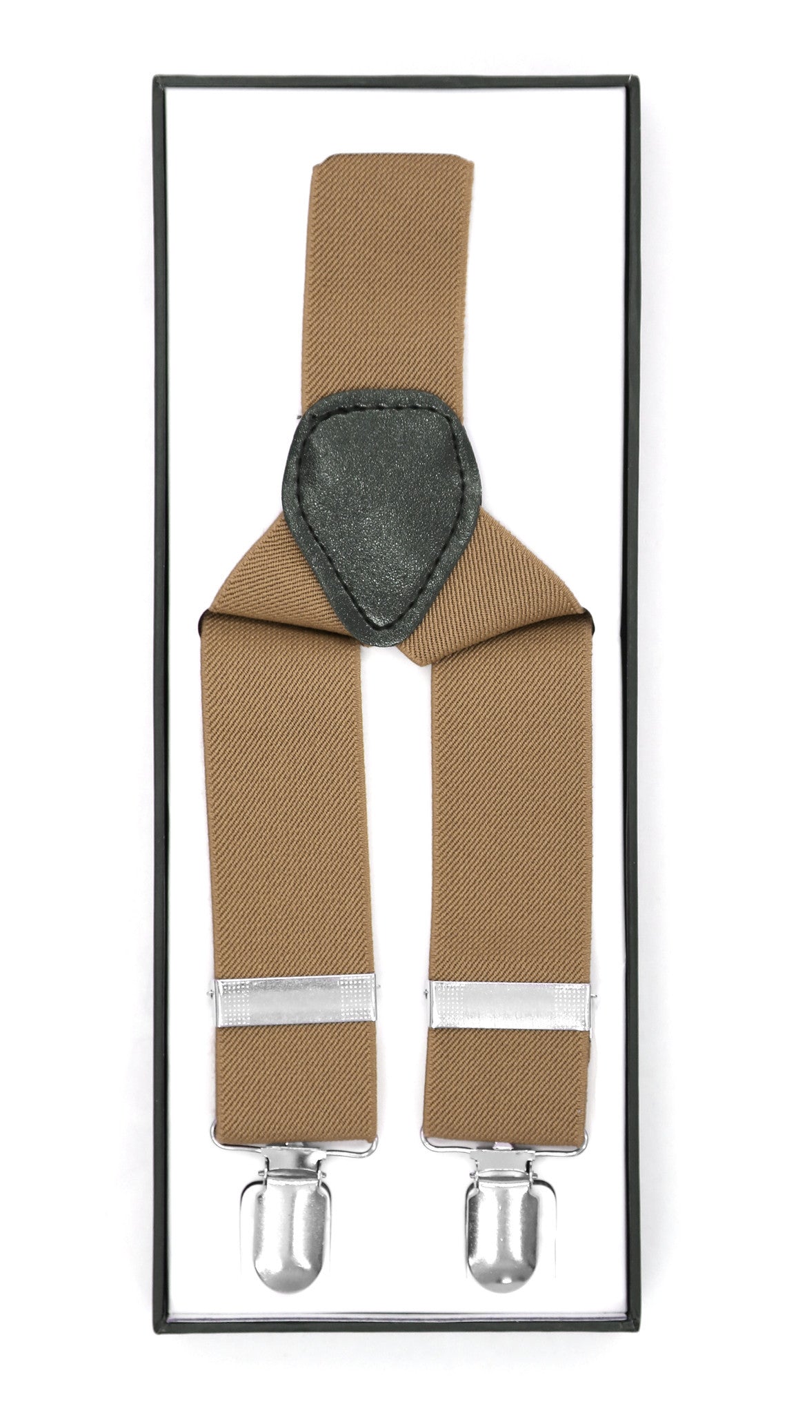 Light Brown Vintage Style Unisex Suspenders - FHYINC best men's suits, tuxedos, formal men's wear wholesale