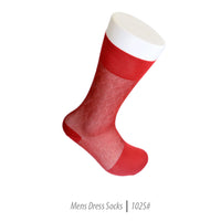 Men's Short Nylon Socks 102S - Red - FHYINC best men's suits, tuxedos, formal men's wear wholesale