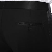 Premium Regular Fit Black Tail Tuxedo - FHYINC best men's suits, tuxedos, formal men's wear wholesale