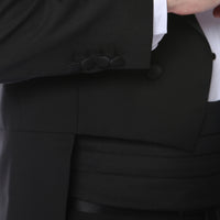 Premium Regular Fit Black Tail Tuxedo - FHYINC best men's suits, tuxedos, formal men's wear wholesale