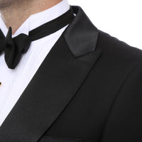 Premium Regular Fit Black Tail Tuxedo - FHYINC best men's suits, tuxedos, formal men's wear wholesale