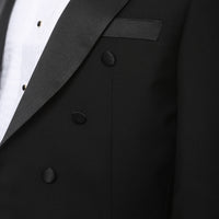 Premium Regular Fit Black Tail Tuxedo - FHYINC best men's suits, tuxedos, formal men's wear wholesale