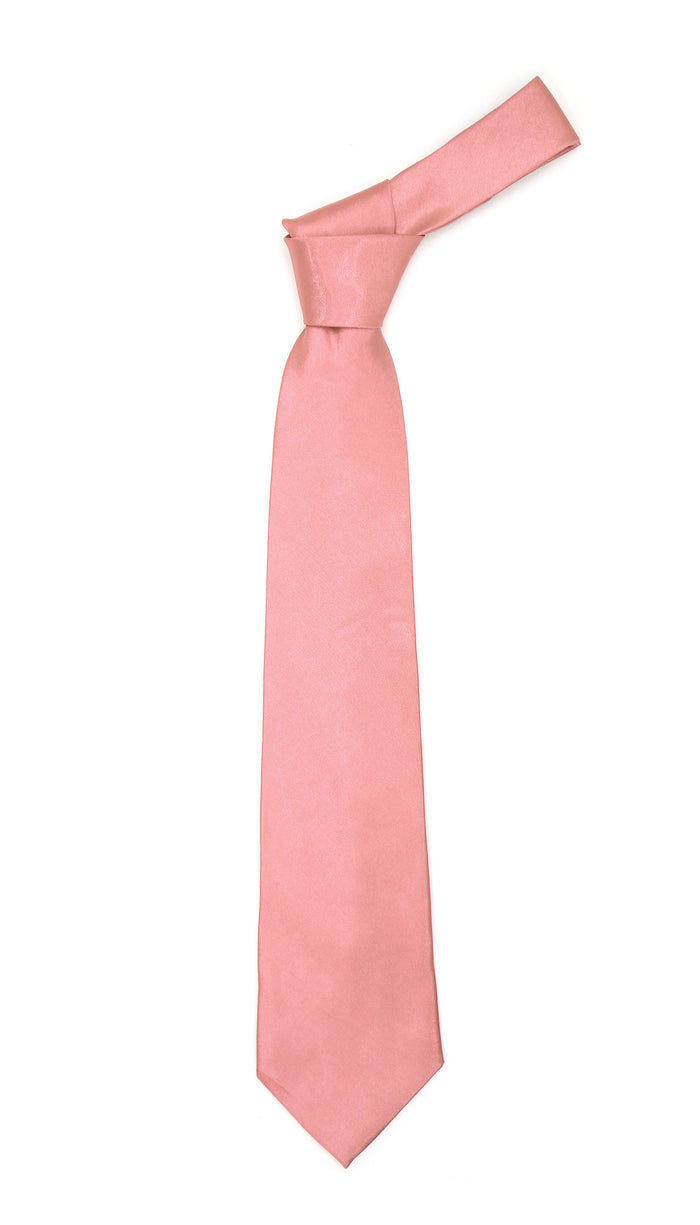 Premium Microfiber Baby Pink Necktie - FHYINC best men's suits, tuxedos, formal men's wear wholesale