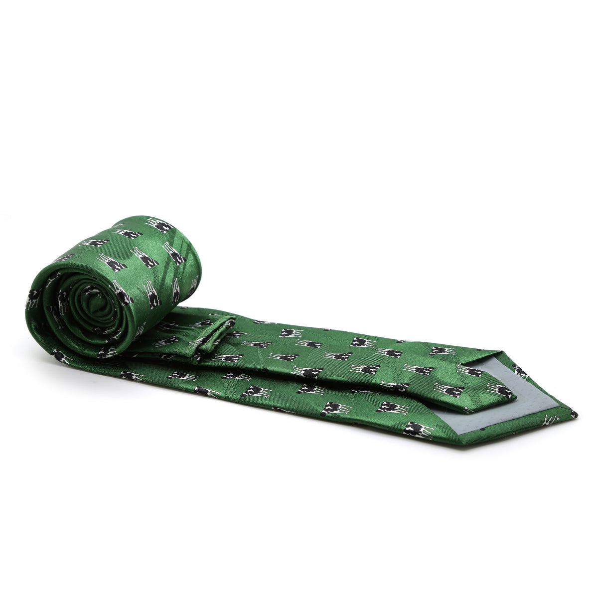 Cow Green Necktie with Handkerchief Set - FHYINC best men's suits, tuxedos, formal men's wear wholesale