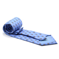 Feather Blue Necktie with Handkerchief Set - FHYINC best men's suits, tuxedos, formal men's wear wholesale
