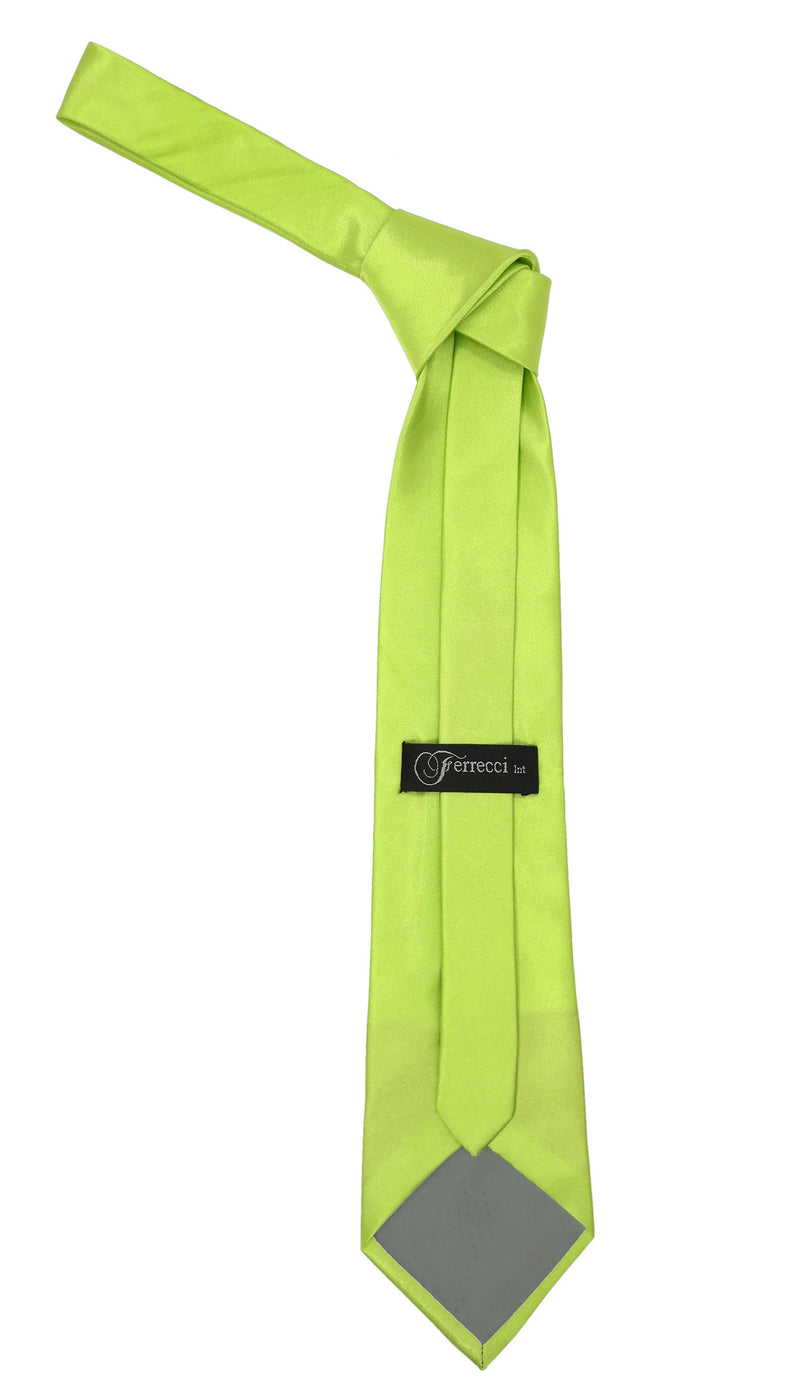 Premium Microfiber Green Glow Necktie - FHYINC best men's suits, tuxedos, formal men's wear wholesale