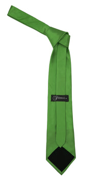 Premium Microfiber Kelly Green Necktie - FHYINC best men's suits, tuxedos, formal men's wear wholesale
