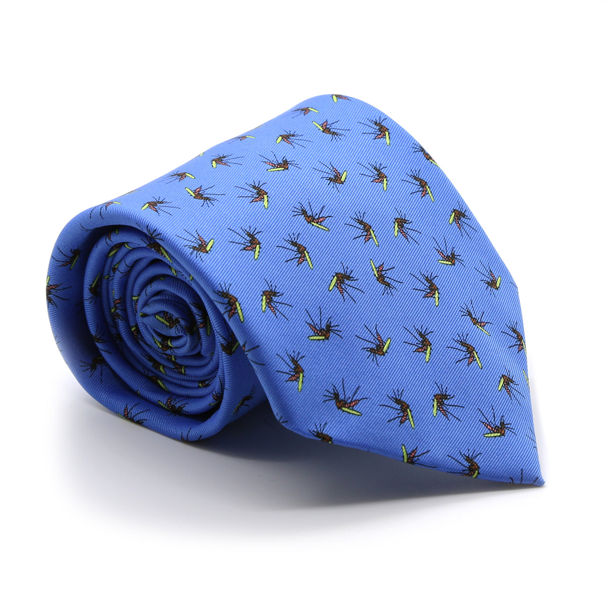 Mosquito Blue Necktie with Handkerchief Set - FHYINC best men's suits, tuxedos, formal men's wear wholesale