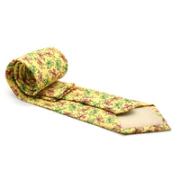 Octopus Yellow Necktie with Handkerchief Set - FHYINC best men's suits, tuxedos, formal men's wear wholesale