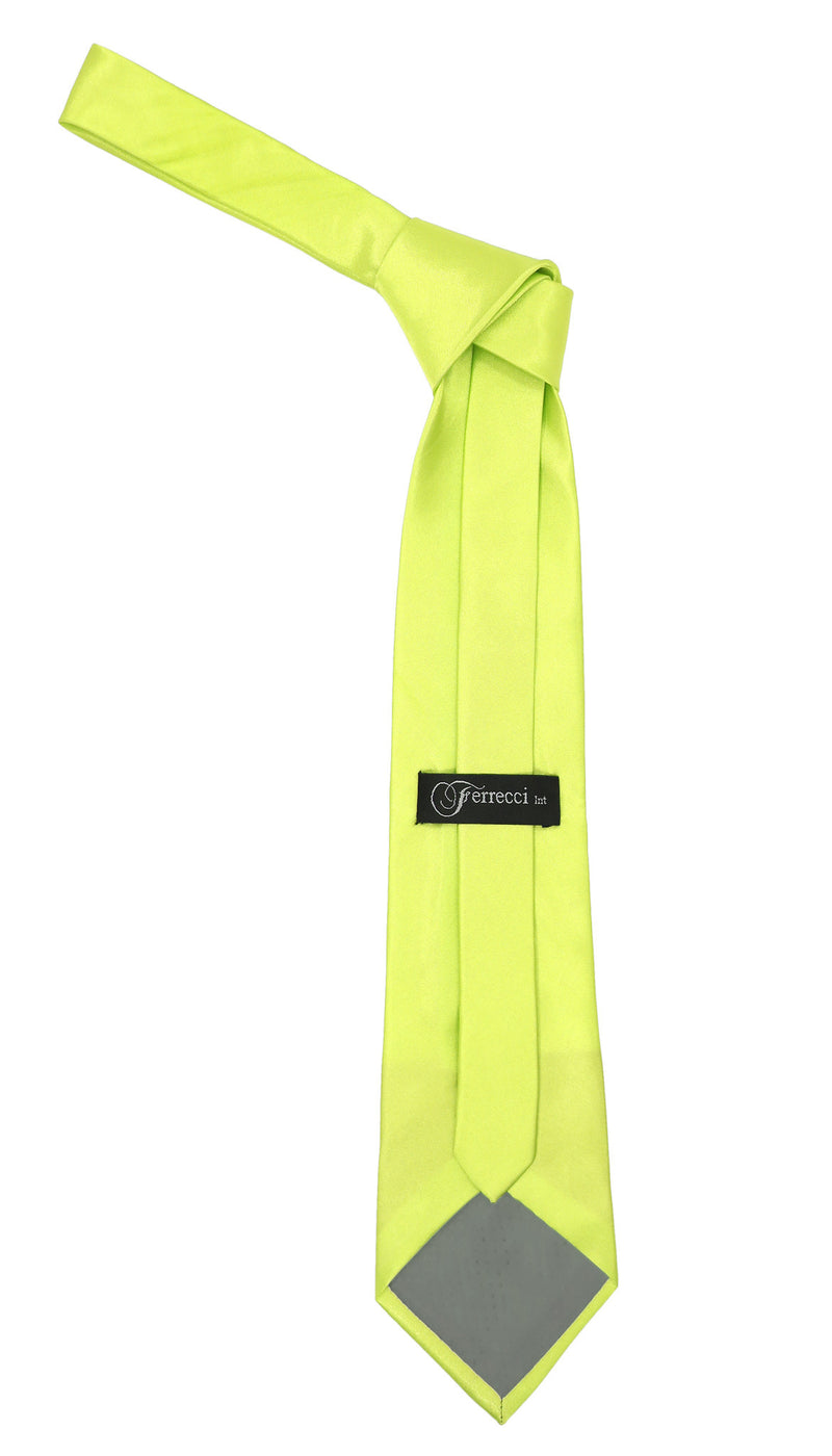 Premium Microfiber Pale Green Necktie - FHYINC best men's suits, tuxedos, formal men's wear wholesale