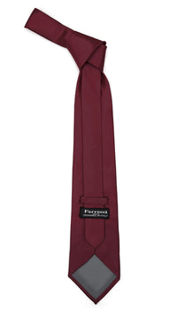 Premium Microfiber Plum Necktie - FHYINC best men's suits, tuxedos, formal men's wear wholesale