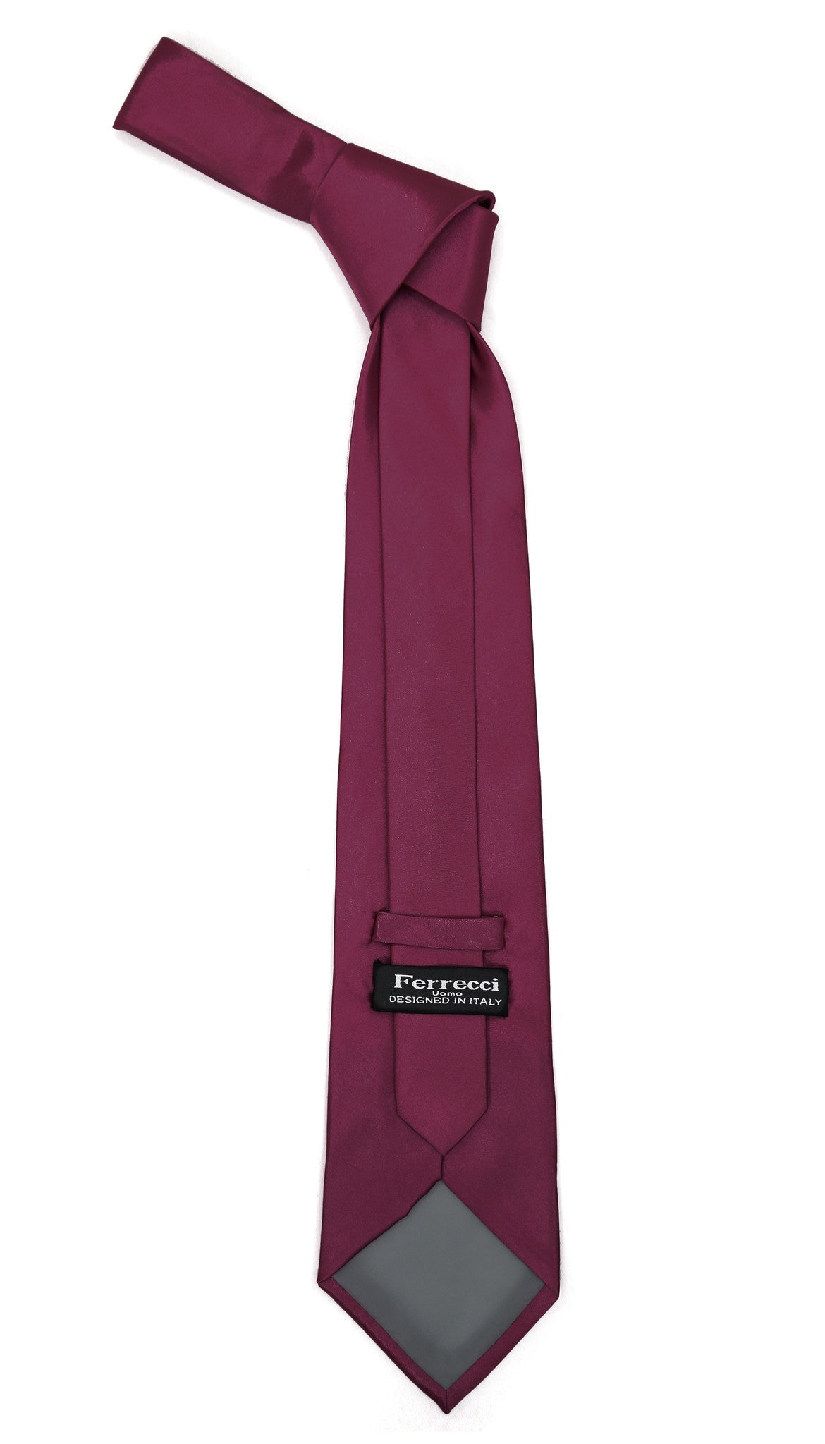 Premium Microfiber Purple Violet Necktie - FHYINC best men's suits, tuxedos, formal men's wear wholesale