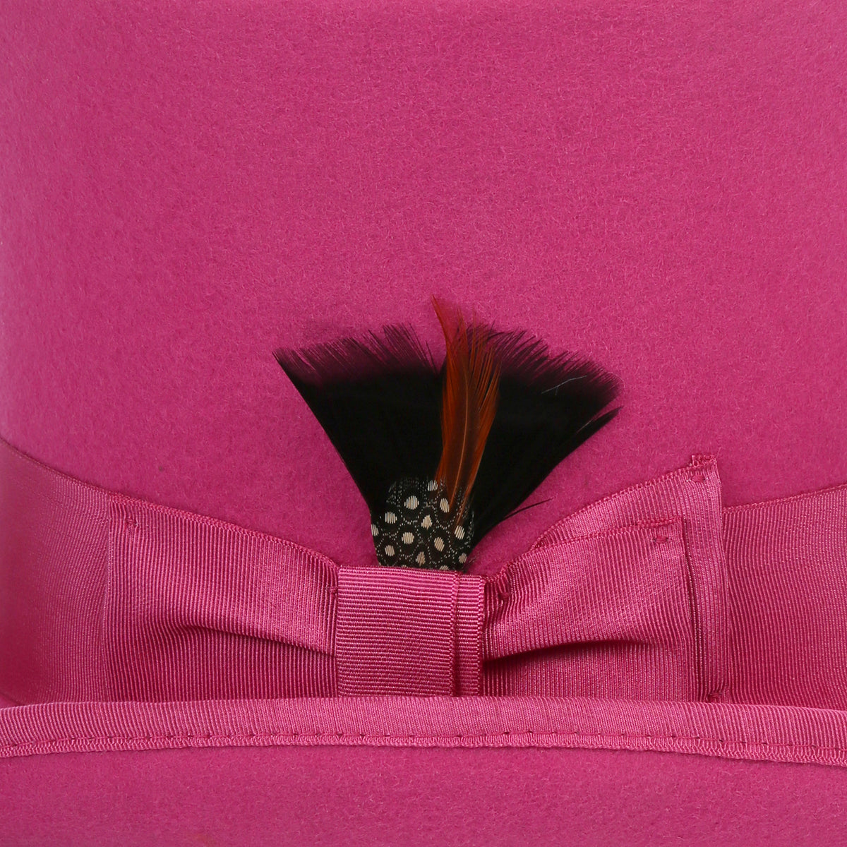 Premium Fuchsia Wool Top Hat - FHYINC best men's suits, tuxedos, formal men's wear wholesale