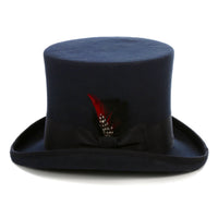 Premium Wool Navy Top Hat - FHYINC best men's suits, tuxedos, formal men's wear wholesale