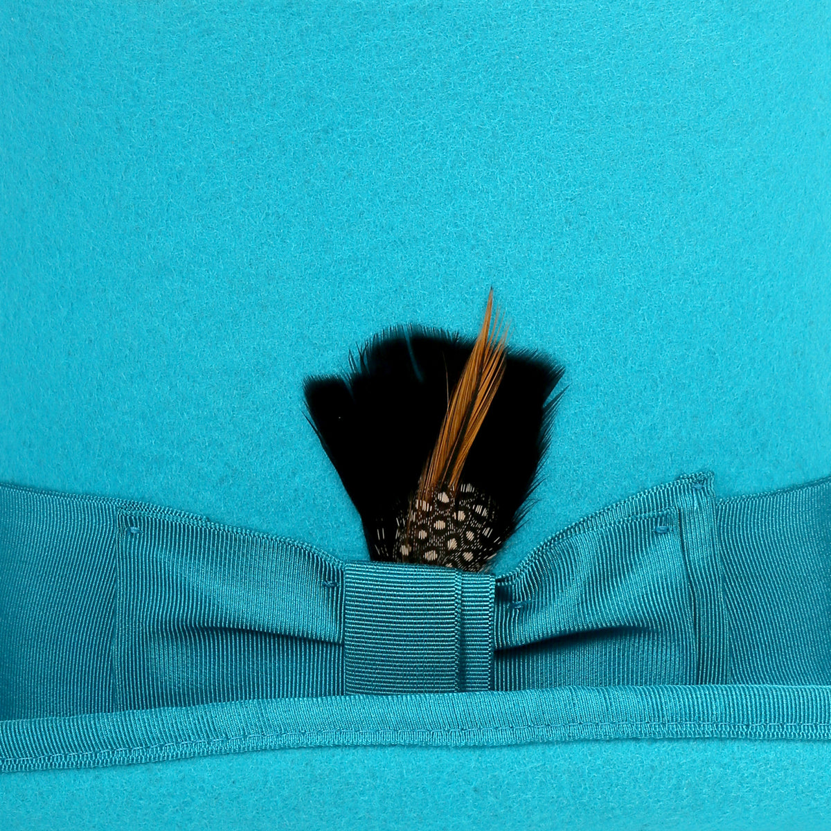 Premium Wool Turquoise Top Hat - FHYINC best men's suits, tuxedos, formal men's wear wholesale