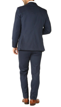 Windsor Navy Slim Fit 2pc Suit - FHYINC best men's suits, tuxedos, formal men's wear wholesale