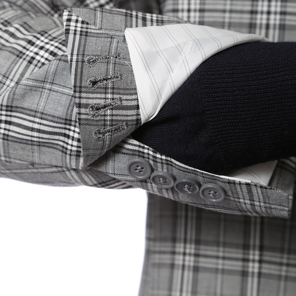The Zeus Plaid Slim Fit Mens Blazer - FHYINC best men's suits, tuxedos, formal men's wear wholesale