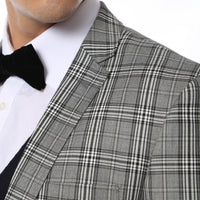 The Zeus Plaid Slim Fit Mens Blazer - FHYINC best men's suits, tuxedos, formal men's wear wholesale