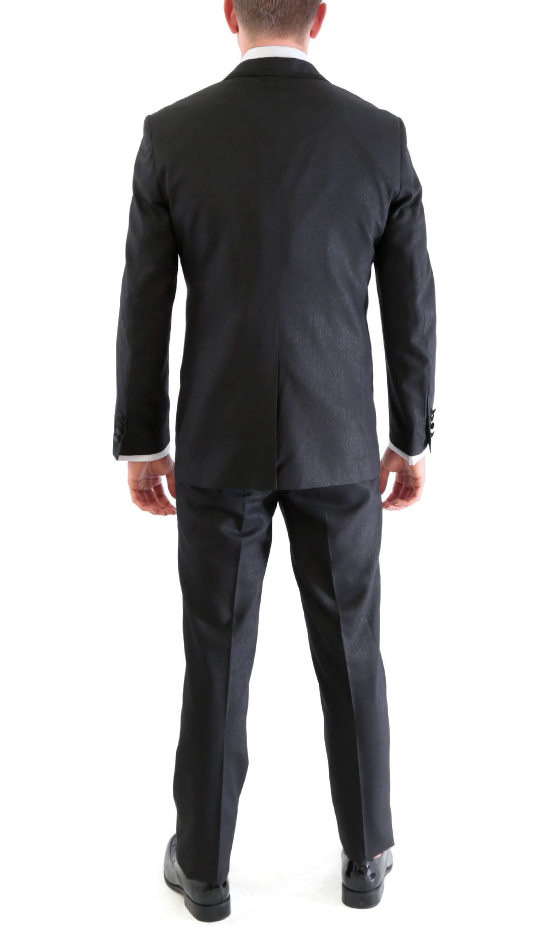 TX100 Men's Premium Black Slim Fit 2 pc Tuxedo - FHYINC best men's suits, tuxedos, formal men's wear wholesale